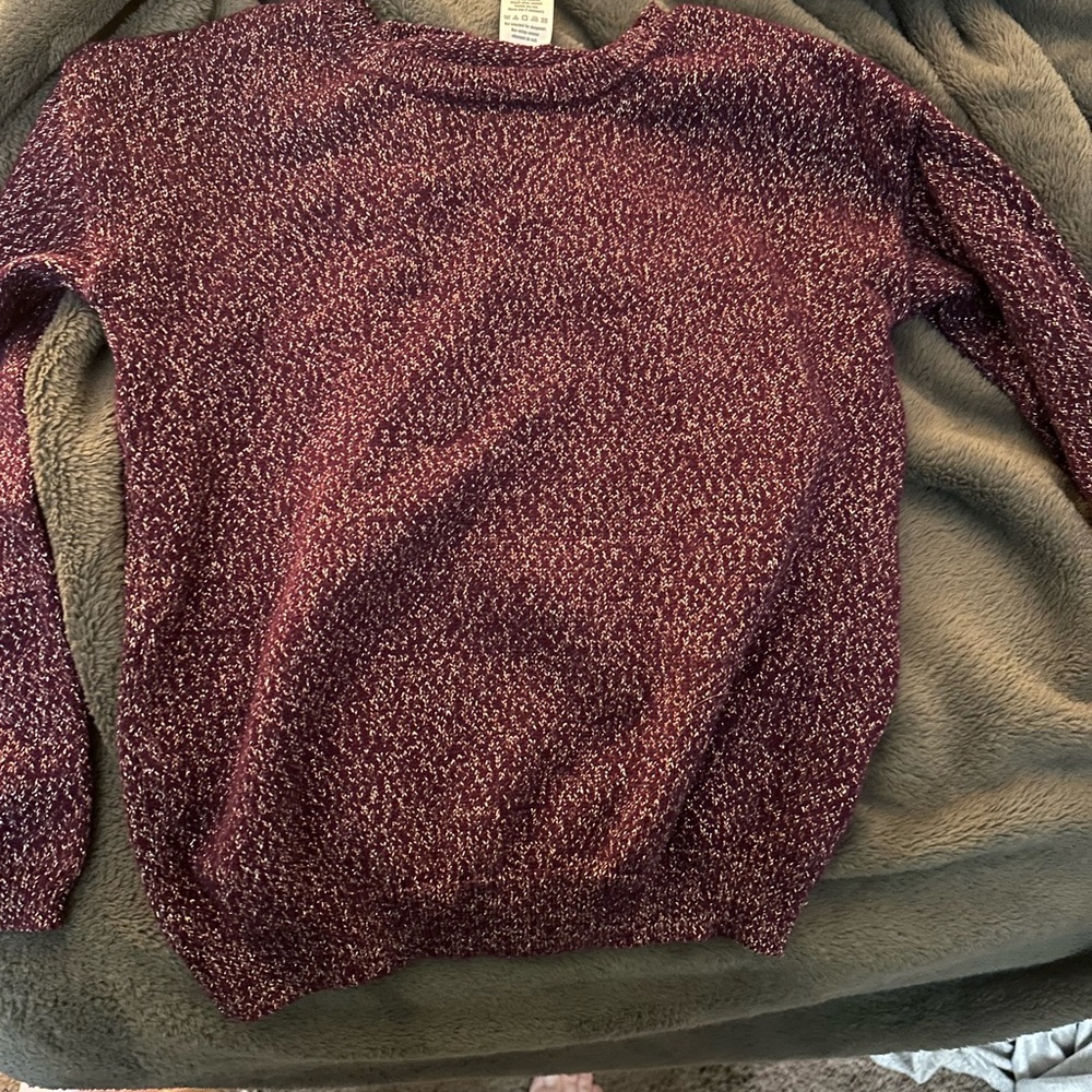 Glitter kids pullover sweater